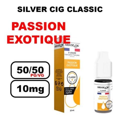 Silver cig classic 10ml saveur mono au bureau de tabac- passion exotique
