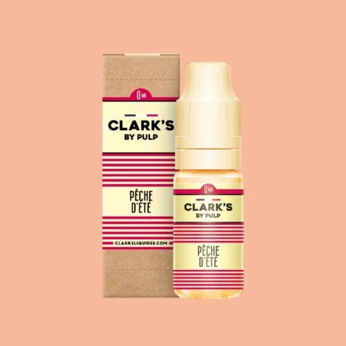 Clark's by Pulp 10ml E-liquide cigarette electronique au bureau de tabac- peche d'été