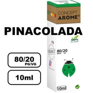 Conceptarome 10ml e-liquide saveur naturelle bio Sans additifs- pinacolada