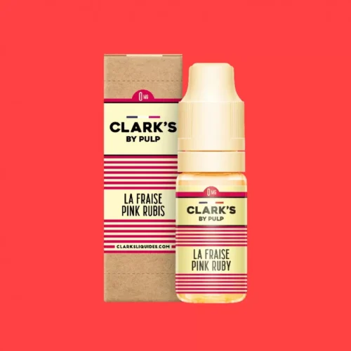 Clark's by Pulp 10ml E-liquide cigarette electronique au bureau de tabac- pink ruby