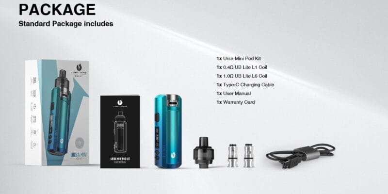 pod ursa mini lost vape boite