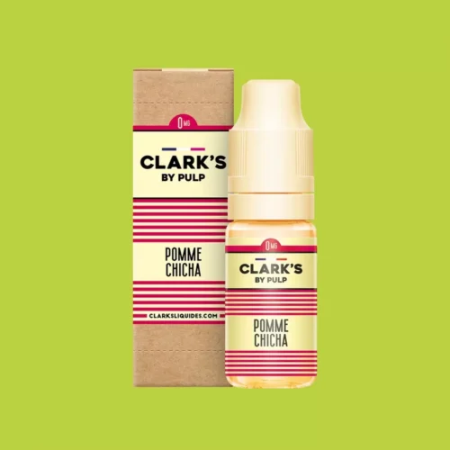 Clark's by Pulp 10ml E-liquide cigarette electronique au bureau de tabac- pomme chicha