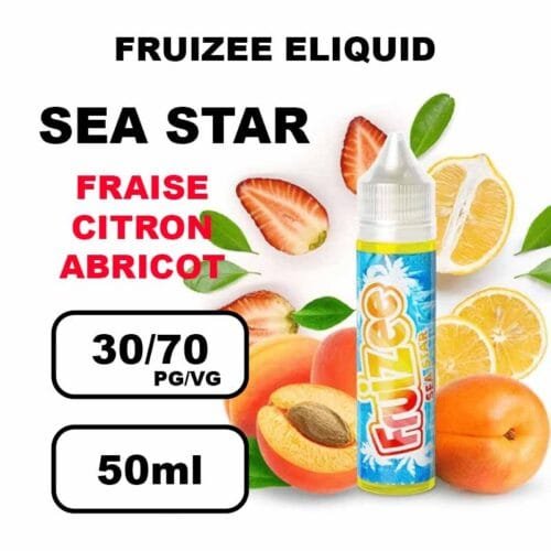 Fruizee eliquid france 50ml e-liquide fruité frais pour cigarette electronique- sea star