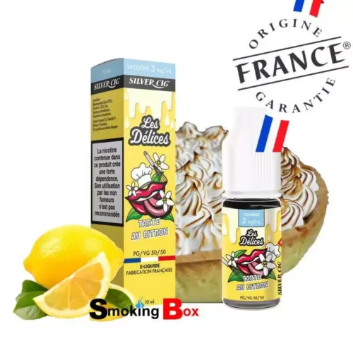 silver cig les delices eliquide tarte au citron