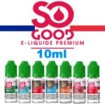 eliquide so good 10ml saveur fruité tabac gourmand menthol