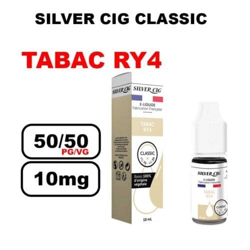 Silver cig classic 10ml saveur mono au bureau de tabac- RY4
