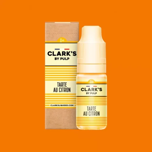 Clark's by Pulp 10ml E-liquide cigarette electronique au bureau de tabac- tarte au citron