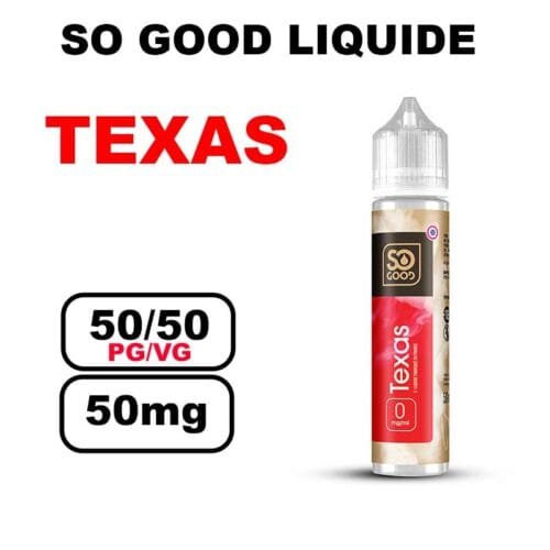So good 50ml eliquide grand format pour cigarette electronique au bureau tabac- texas