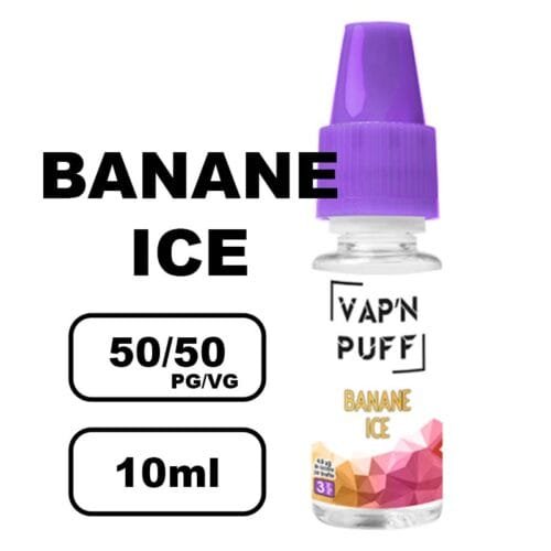 Conceptarome vap n puff 10ml e-liquide saveur naturelle bio Sans additifs pour cigarette électronique- banane ice