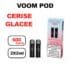 Voom x2 cartouches puff 2ml e-liquide pré-rempli sans fuite- cerise glacee