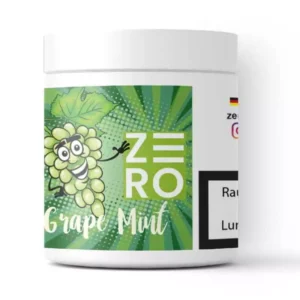 zero gout chicha sans tabac sans nicotine grape mint