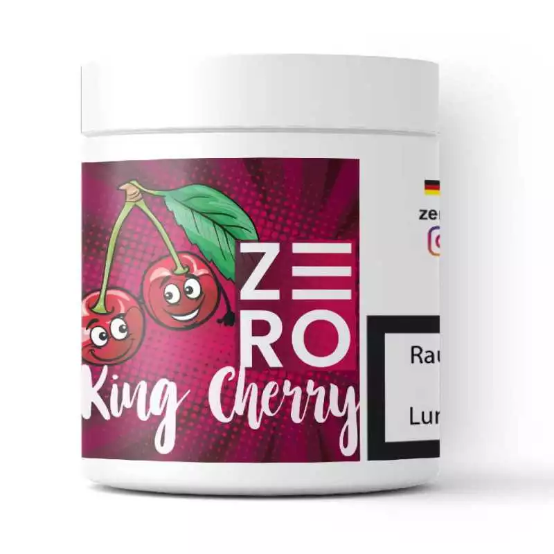 zero gout chicha sans tabac sans nicotine king cherry