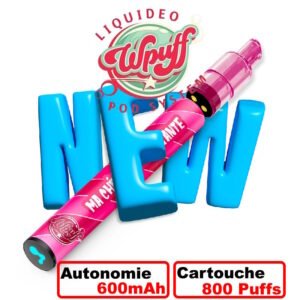 Wpuff-Pod-2-kit-starter-x1-cartouche-800-puffs-ma-cherie-framboyante
