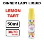 Dinner Lady eliquide 50ml eliquide 30/70 - Lemon tart, 0mg 3 Dinner Lady eliquide 50ml eliquide 30/70 lemon tart