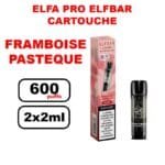 Cartouches ELFA Pro Elfbar 2ml x2- framboise pasteque