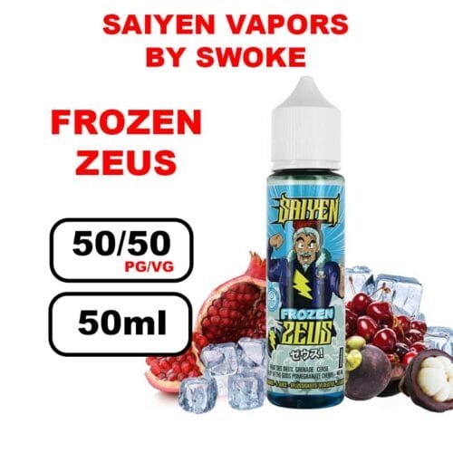 Saiyen Vapors by Swoke eliquide 50ml- frozen zeus
