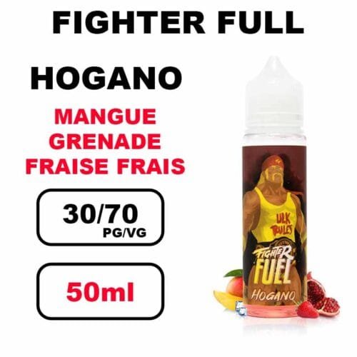 Fighter Fuel 50ml E-liquide épais à booster gros nuage pour cigarette electronique- hogano