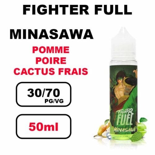 Fighter Fuel 50ml E-liquide épais à booster gros nuage pour cigarette electronique- minasawa 50ml