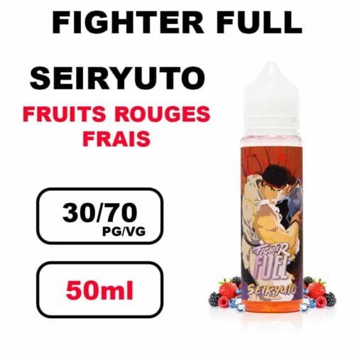 Fighter Fuel 50ml E-liquide épais à booster gros nuage pour cigarette electronique- seiryuto 50ml