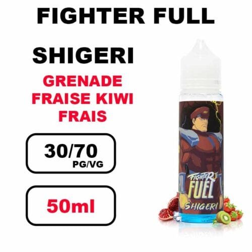 Fighter Fuel 50ml E-liquide épais à booster gros nuage pour cigarette electronique- shigeri 50ml