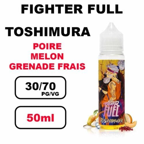Fighter Fuel 50ml E-liquide épais à booster gros nuage pour cigarette electronique- toshimura 50ml
