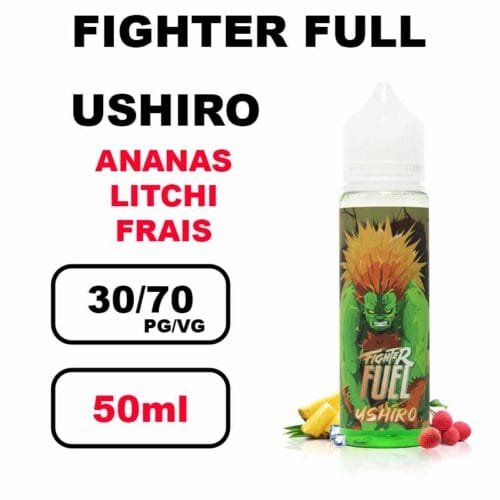 Fighter Fuel 50ml E-liquide épais à booster gros nuage pour cigarette electronique- ushiro 50ml