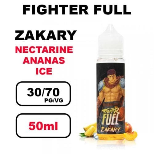 Fighter Fuel 50ml E-liquide épais à booster gros nuage pour cigarette electronique- zakary 50ml