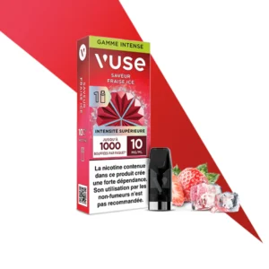 VUSE 1000 puffs capsule reloaded Recharges Gamme Intense- fraise ice intense x1