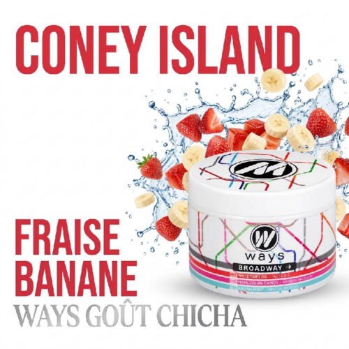 Gout-Chicha-Cellulose-Coney-Island-Fraise-Banane-200g-Ways