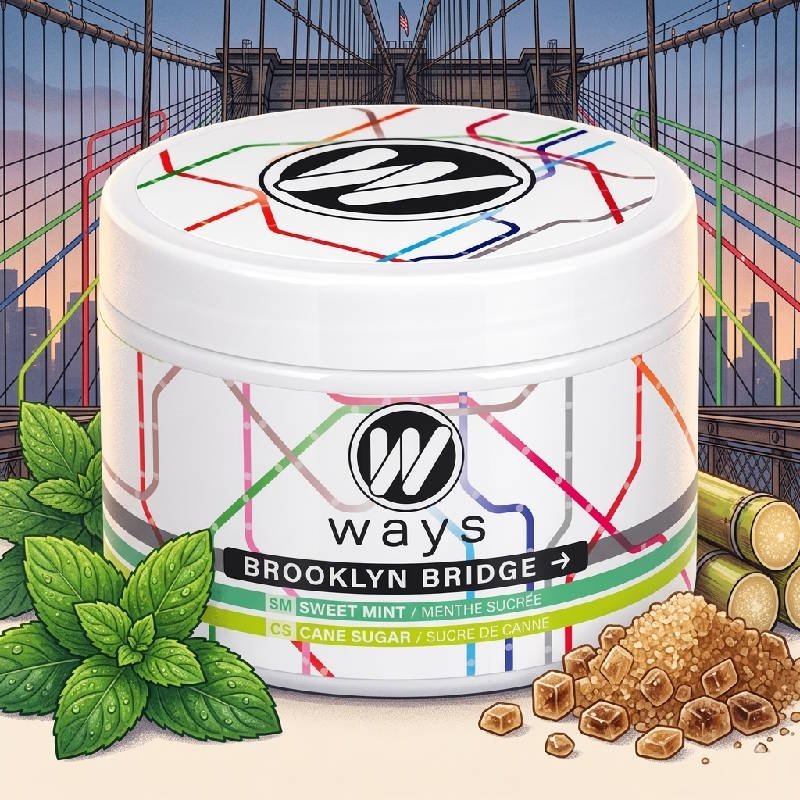 brooklyn-bridge-sweet-mint-menthe-sucree-sucre-canne-ways-200-grammes