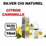 Silver cig naturel 50/50 10ml au bureau de tabac- citron camomille