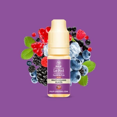 eliquide le pod by pulp sels de nicotine nic salt gros fumeur saveur fruits rouges