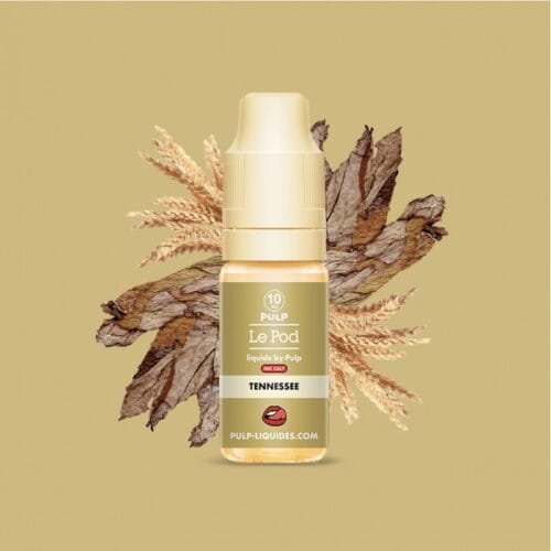 eliquide le pod by pulp sels de nicotine nic salt gros fumeur saveur tabac tennessee