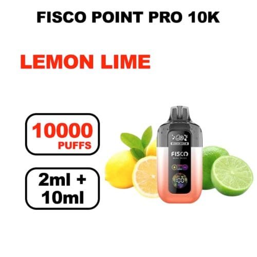 Pack 10K 10000 Puff 20mg Cartouche interchangeable Fisco Point- lemon lime