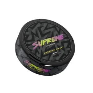 snus supreme sachet nicotine fort passion fruit