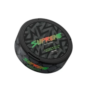 snus supreme sachet nicotine fort watermelon bubblegum