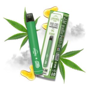 Pod cbd greeneo wilo kit starter cartouche pré remplie eliquide cbd og kush