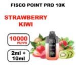 Pack 10K 10000 Puff 20mg Cartouche interchangeable Fisco Point- strawberry kiwi