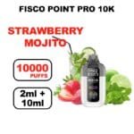Pack 10K 10000 Puff 20mg Cartouche interchangeable Fisco Point- strawberry mojito