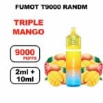 Puff T9000 9K 9000 puffs Tornado RandM Fumot 20mg- triple mango