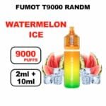 Puff T9000 9K 9000 puffs Tornado RandM Fumot 20mg -watermelon ice