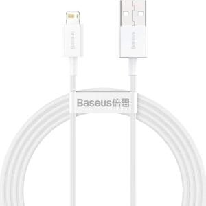 Baseus Câble Iphone USB Lightning 2,4A 1,5 m Blanc