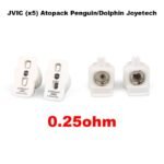 Résistances JVIC Atopack Penguin Dolphin x5- 0.25ohm