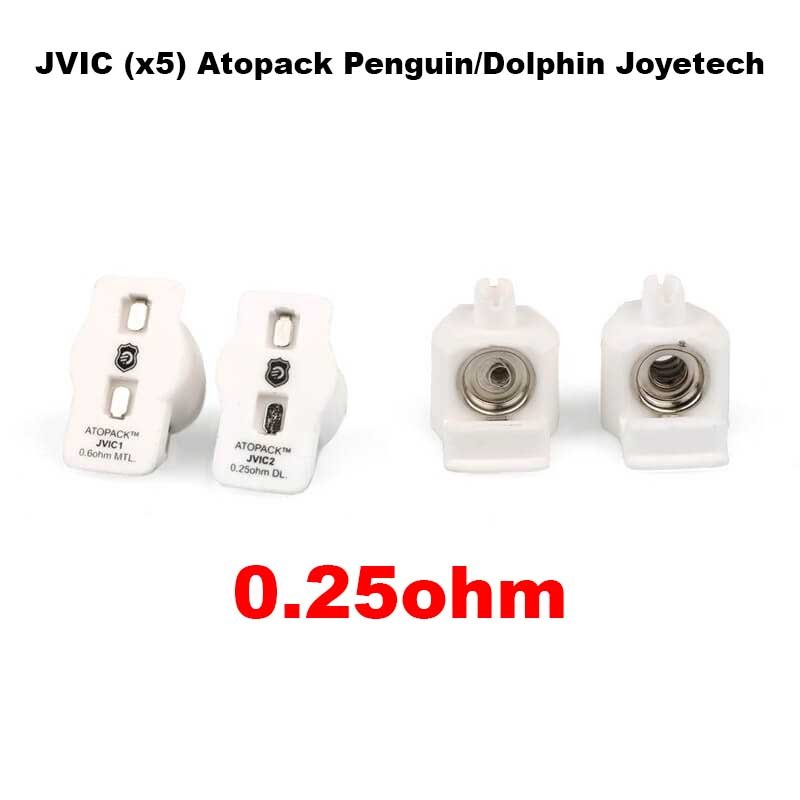 Résistances JVIC Atopack Penguin Dolphin x5- 0.25ohm