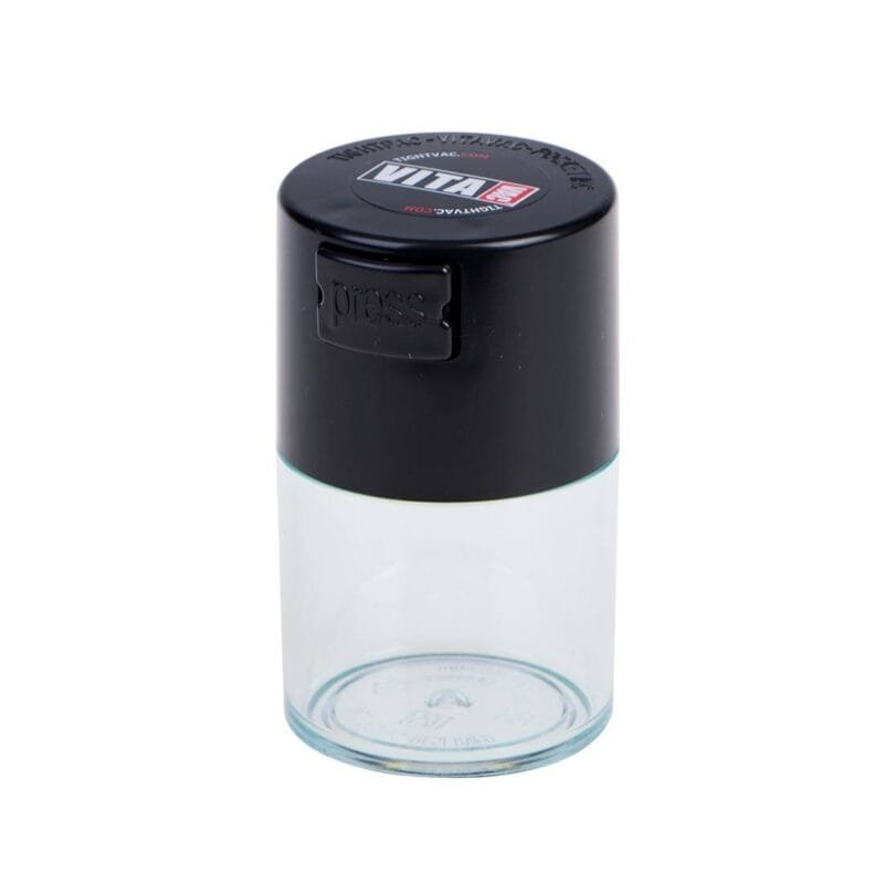 boite sous vide tightvac transparent 0,06L noir