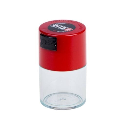 boite sous vide tightvac transparent 0,06L ROUGE
