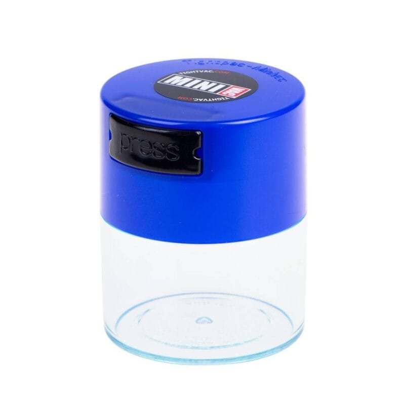 boite sous vide tightvac transparent 0,12L bleu