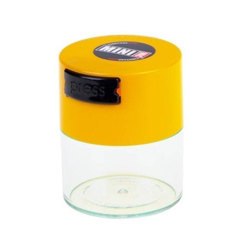 boite sous vide tightvac transparent 0,12L jaune