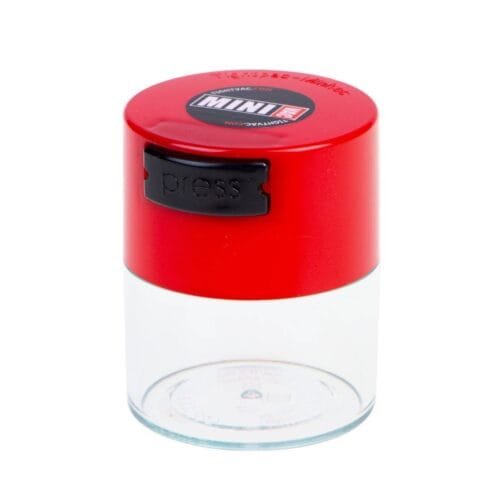 boite sous vide tightvac transparent 0,12L rouge