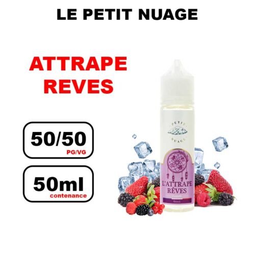 Petit Nuage E-liquide vape 50ml – Saveurs Intenses et équilibre 50/50- attrape reves